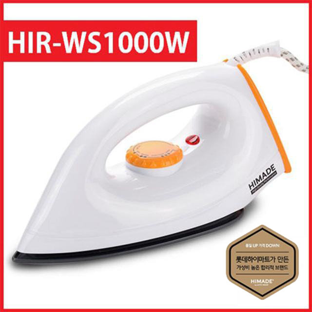 전기 다리미 HIR-WS1000W [1000W / 세라믹코팅 / 5단계] 