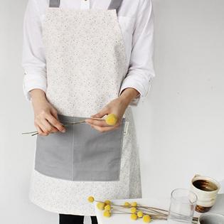 밀키웨이 어깨앞치마-그레이