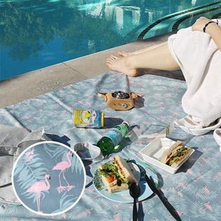 플라밍고 피크닉매트 S 100 x 70cm:피크닉매트+파우치