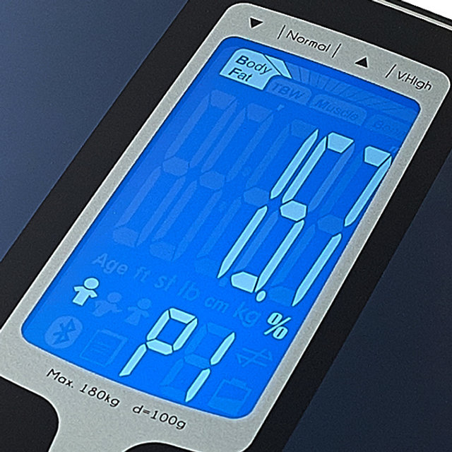 블루투스 체지방 체중계 GBF-1257B (화이트/블랙)