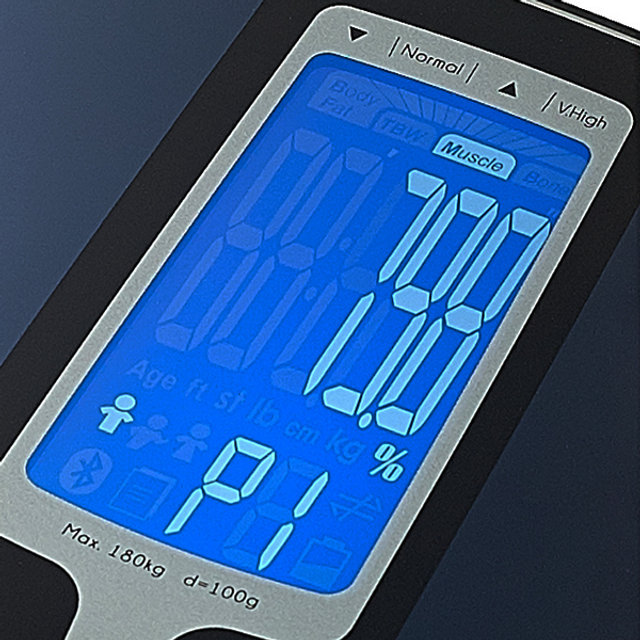 블루투스 체지방 체중계 GBF-1257B (화이트/블랙)