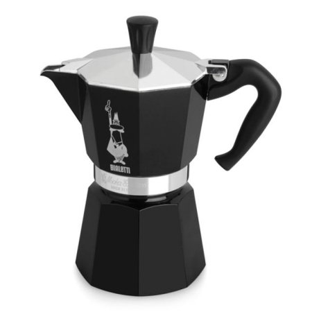 [이탈리아 국민 커피용품] 모카 에스프레소 커피메이커 6컵 (블랙) + 세척용커피