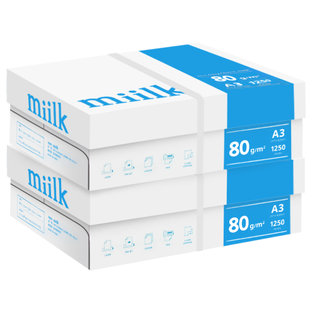 밀크 A3 복사용지(A3용지) 80g 1250매 2BOX(2500매)