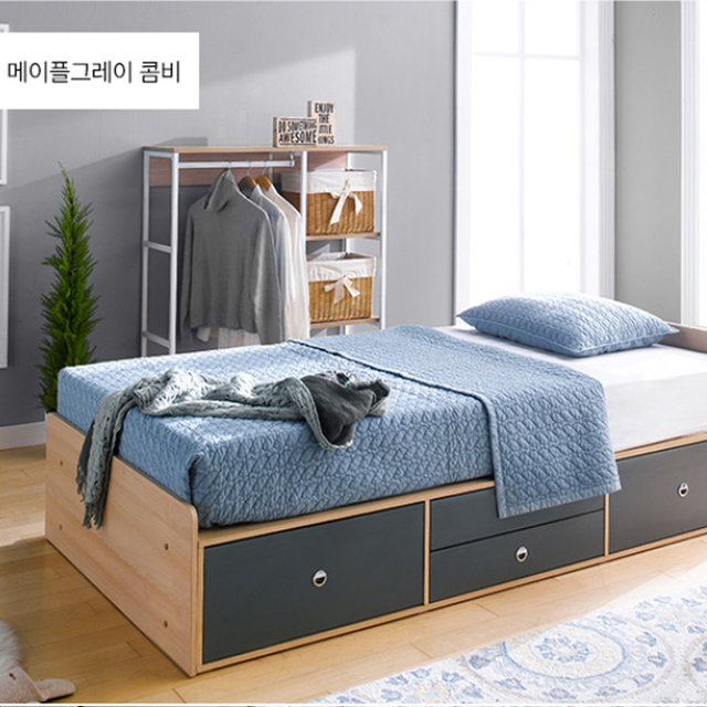 XXXXXX판매종료XXXXXX루젠 슈퍼싱글침대(9존독립)_메이플그레이 콤비DF636025
