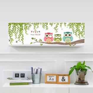 벽걸이에어컨커버 행복부엉이 트라이앵글(106x30x30)