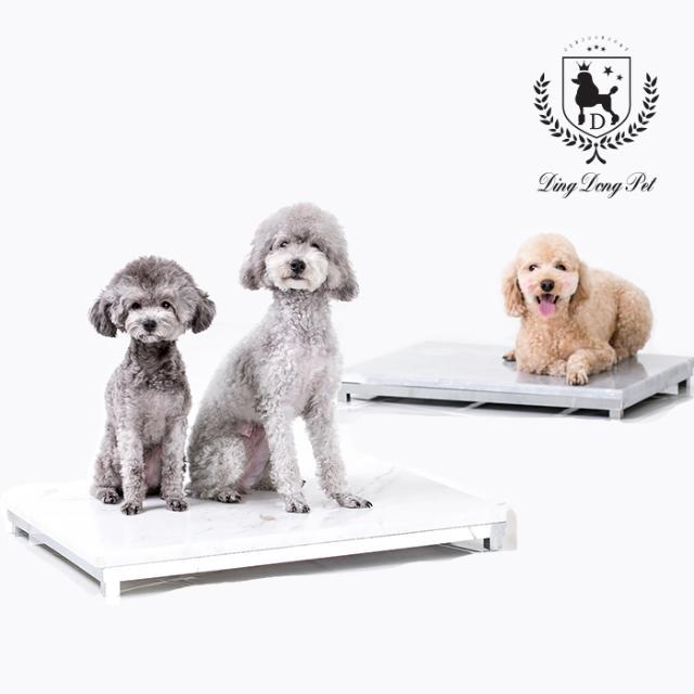★멍부심폭발★ 애견 천연 마블 대리석_화이트