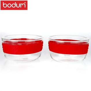 파비나 글라스 샐러드볼 12.5cm(레드) 2p