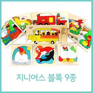 튼튼 지니어스블록 9종세트
