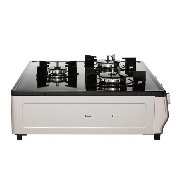 3구 가스레인지 GRA-CM300R (LPG , 에코 버너, 안심센서, 원터치 점화)