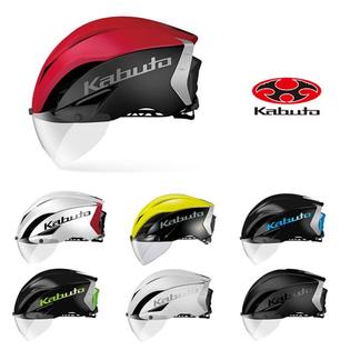 KABUTO AERO-R1 자전거 헬멧 _04_블랙그린 (L/XL)