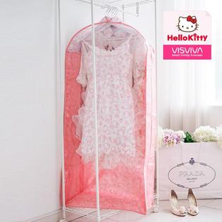 XXX단종XXX헬로키티 밀크 투명창 옷커버 점보