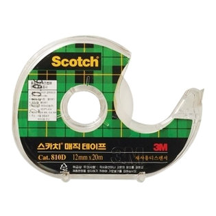 3M 스카치 매직 테이프 810D 12x20