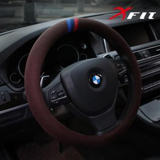 *무료배송* XFIT M3 스웨이드 극세사 핸들커버 브라운 전차종공용