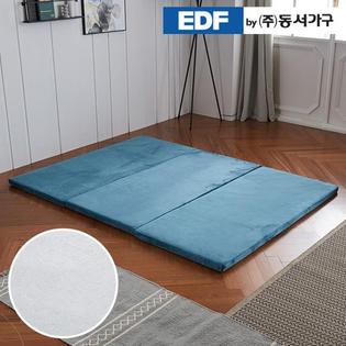 XXXXXX판매종료XXXXXX견면 3단 접이식 토퍼 매트리스 SS슈퍼싱글 DF637090 _아이보리