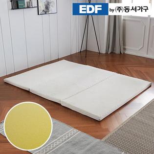 XXXXXX판매종료XXXXXXHR폼 3단 접이식 토퍼 매트리스 Q퀸 DF637088 _네이비