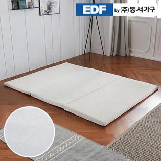 XXXXXX판매종료XXXXXX견면 3단 접이식 토퍼 매트리스 Q퀸 DF637091 _아이보리