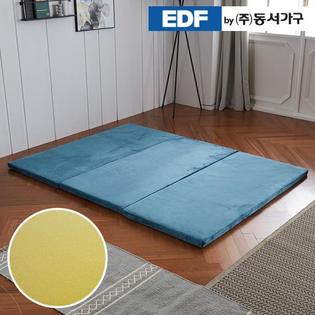XXXXXX판매종료XXXXXXHR폼 3단 접이식 토퍼 매트리스 SS슈퍼싱글 DF637087 _네이비