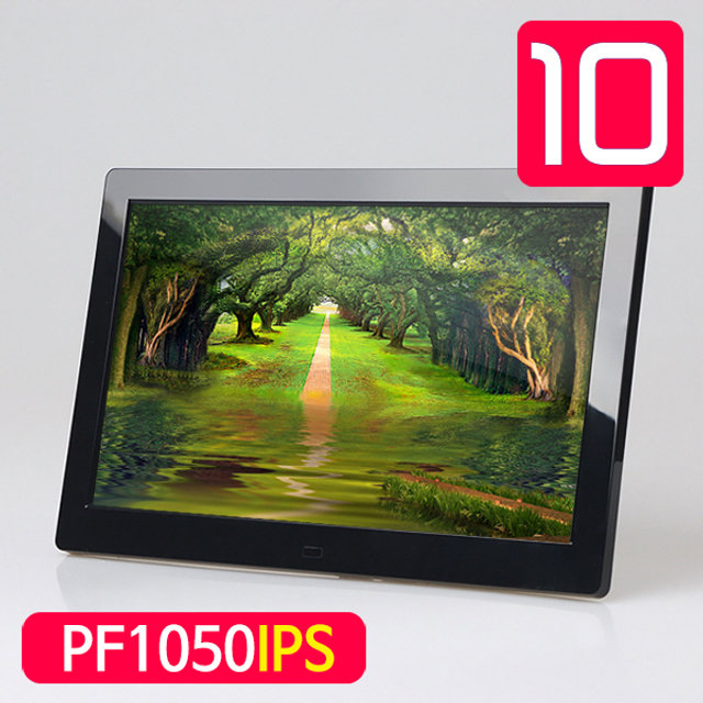 카멜25cm 10 IPS패널 광시야각 디지털액자블랙PF1050IPS