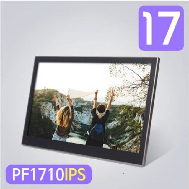 카멜 43cm 17 미니모니터 IPS패널 광시야각 디지털액자 PF1710IPSB