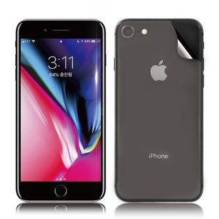 아이폰8 강화유리(블랙)+후면필름