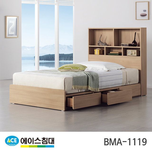  [에이스침대] BMA 1119-C 책장 HT-B등급/SS(슈퍼싱글사이즈) _내추럴체리