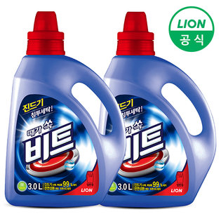 비트 액체세제 3L 용기 2개 (일반용)