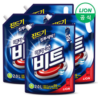 비트 액체세제 2L 파우치 4개 (일반용)