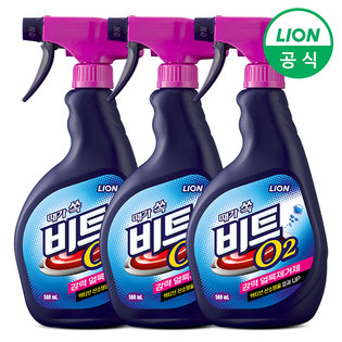 비트 O2 얼룩제거제 500ml 3개