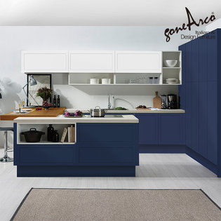 주방시공 싱크대 도나네이비 3.6m 싱크대