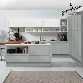 주방시공 싱크대 도나민트그레이2.4m싱크