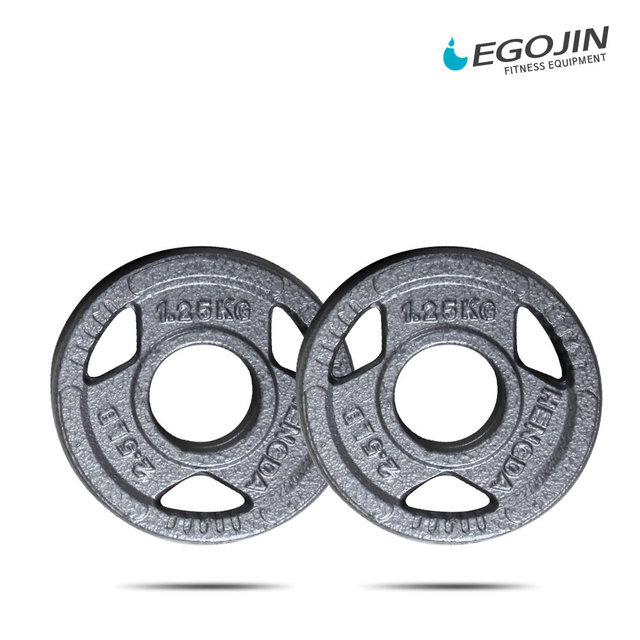 바벨 클럽용 해머원판 1.25kg 2개(51mm) 올림픽