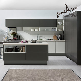 주방시공 싱크대 밀라그레이_2.4m싱크대