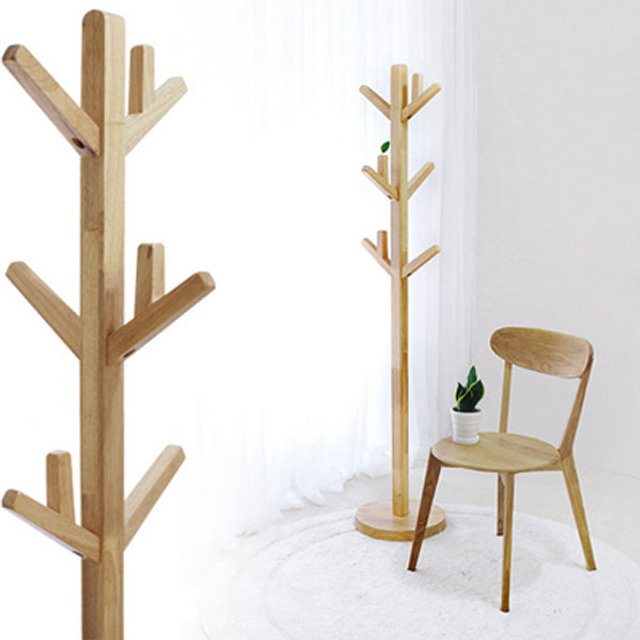 원목 트리 스텐드 행어