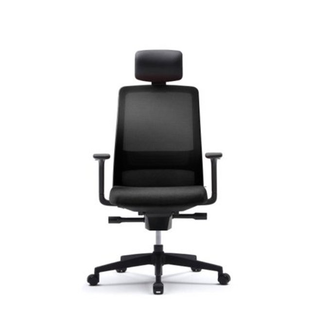 T40 컴퓨터 책상 의자 블랙 (HLDA)