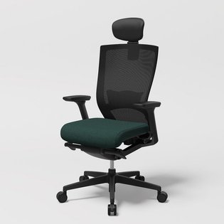 T50 컴퓨터 책상 의자 블랙 (HLDA) 딥그린