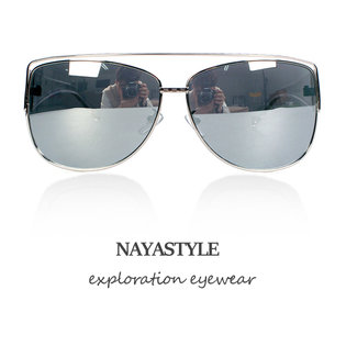 선글라스 미러 메탈 보잉 UV차단 D68_75N53 실버미러