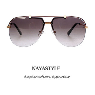 선글라스 미러 메탈 보잉 UV차단 D65_85N17 브라운