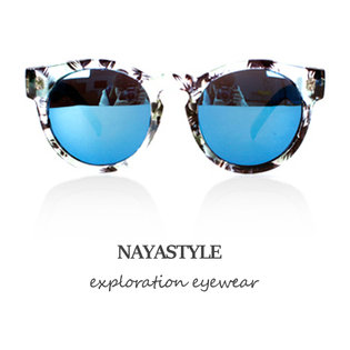 선글라스 미러 메탈 보잉 UV차단 D58_15N04 스카이블루미러