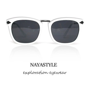 선글라스 미러 메탈 보잉 UV차단 D44_85N59 화이트