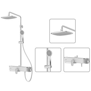 큐브 선반형레인샤워수전 FC-5785 (토수구X) 840mm