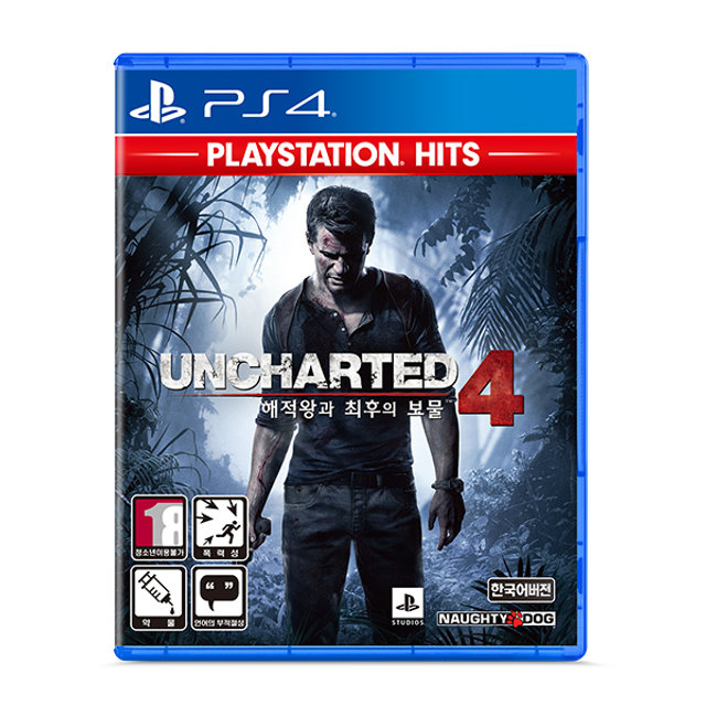 PS4 언차티드4 해적왕과최후의 보물 PlayStationHits [자막 한국어]