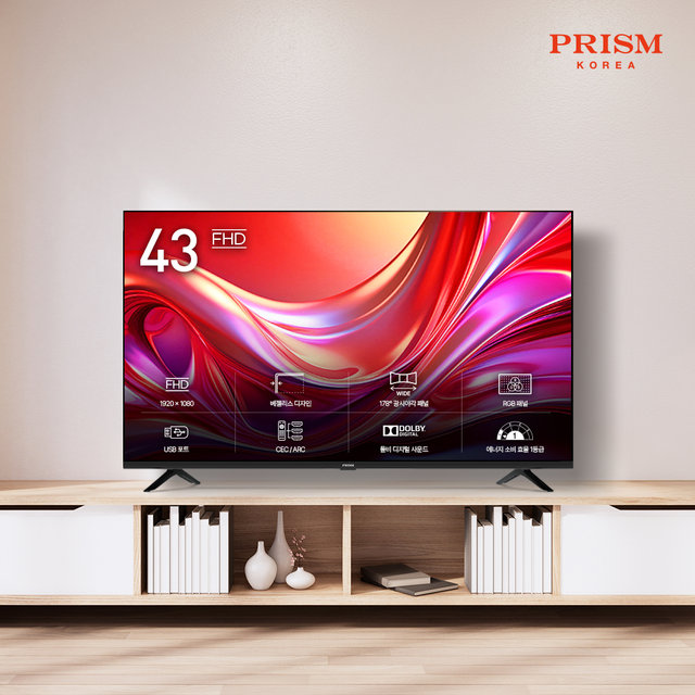 PT4300FD / 109cm FHD TV  RGB패널 2년무상보증 [스탠드 자가설치]