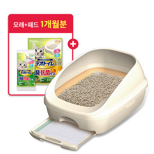 데오토일렛 오픈형 애묘화장실
