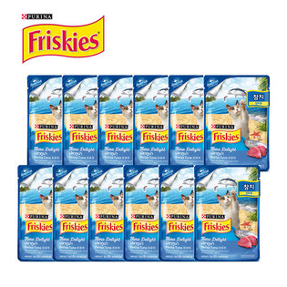 [프리스키] 참치 고양이파우치 80G 12개