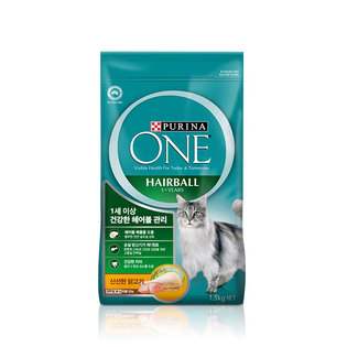 퓨리나 원캣 1세이상 헤어볼관리 1.5KG