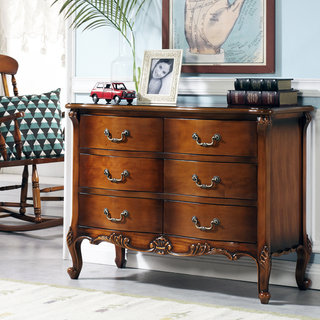 수입엔틱 메라토 와이드 서랍장