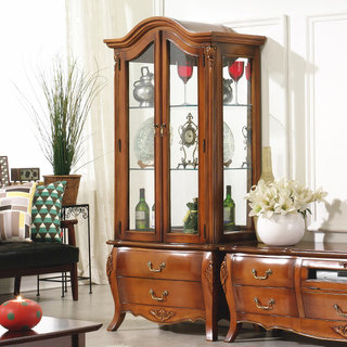 수입엔틱 메라토 양문 장식장