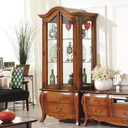 수입엔틱 메라토 양문 장식장