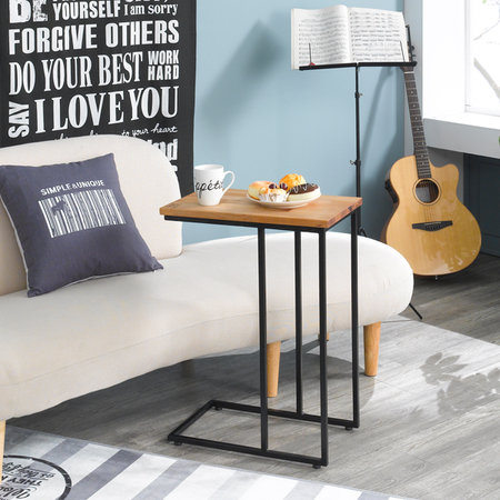 럼버스 엘다원목 사이드테이블소형 화이트