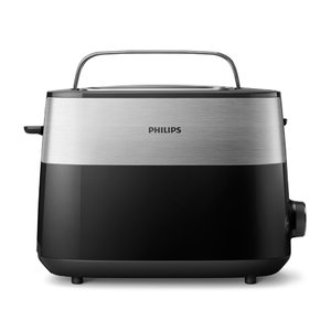 필립스 데일리 컬렉션 토스터기 HD-2517 (8가지 온도조절, 본체 내장 거치대, 자동 전원차단)